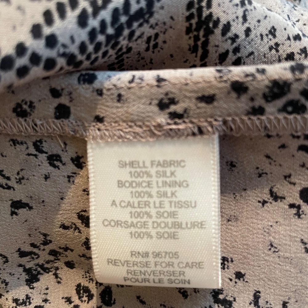 Rebecca Taylor Python Strapless Bodice Dress Sz S… - image 5